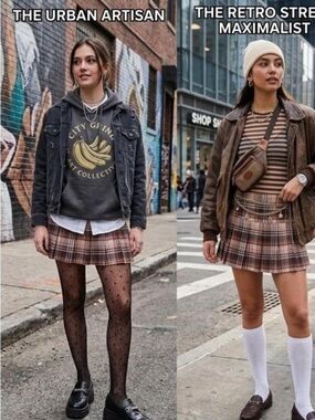 NWOT Pink Rose Brown Plaid Pleated Mini Skirt Size S - Y2K Coquette  Academia